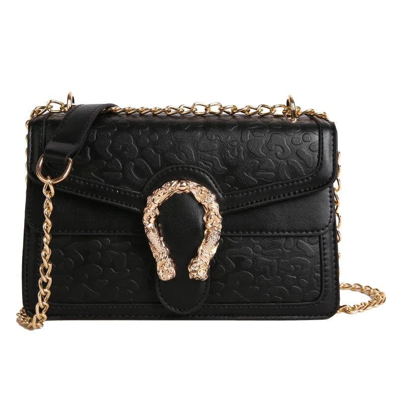 Elegant Crossbody Bag Leather Handbag For Women Shoulder Style By Famous Designer Luxury Brand Popular Classic Good Vibrations