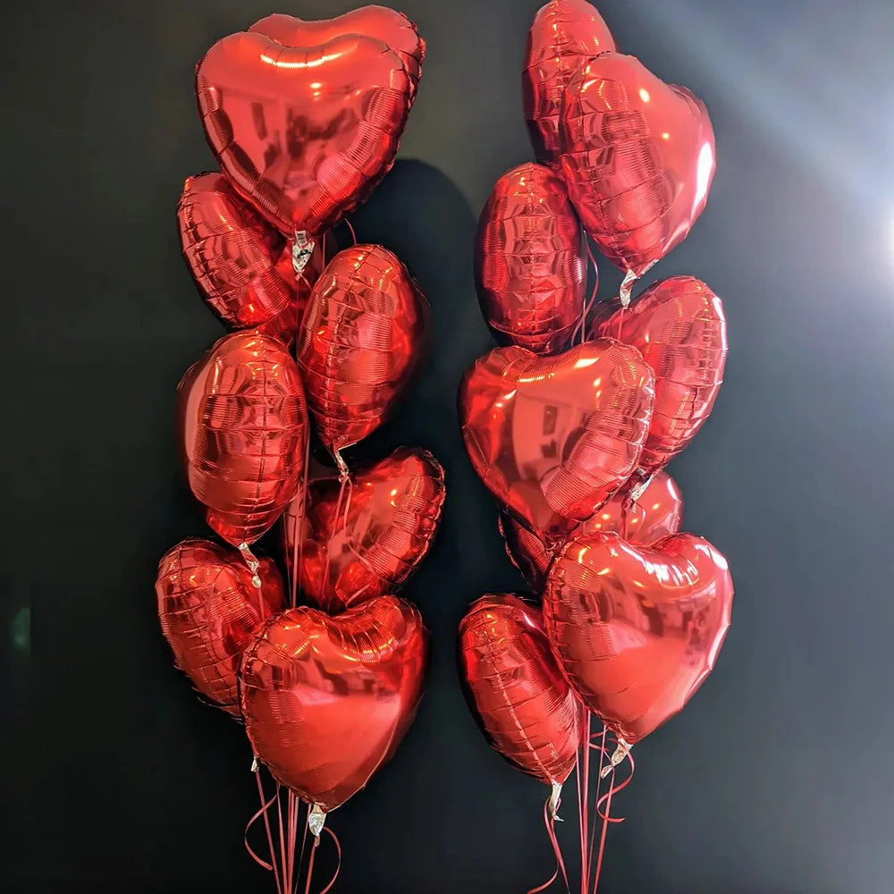 10Pcs Wedding Decoration Love Balloons Valentine's Day Romantic Proposal Christmas DIY Birthday Party Ornament Balloons Good Vibrations