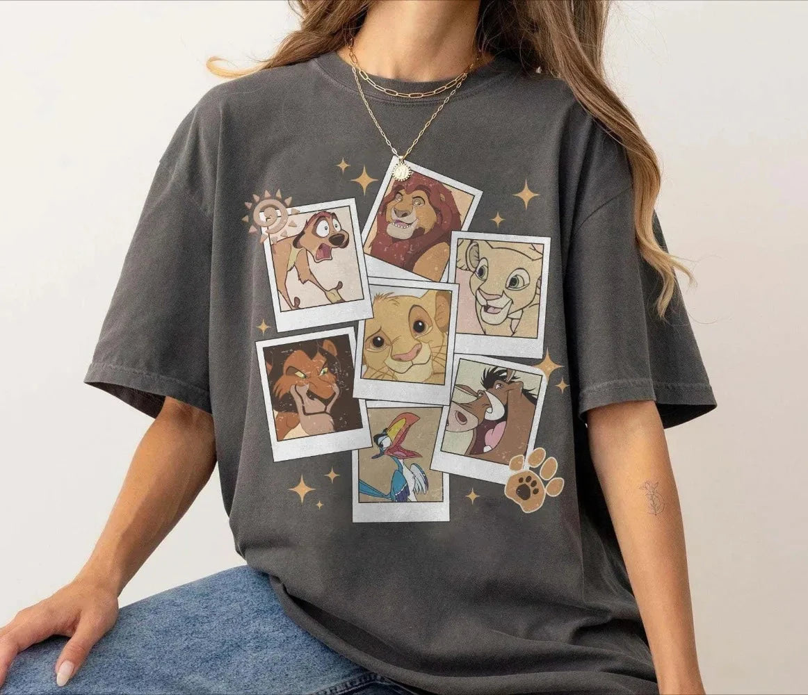Retro Lion King Comfort Color T-Shirt d Hakuna Matata Shirt 90s Lion King Shirt Animal Kingdom Safari Mode Lion King Friends Shirt Good Vibrations