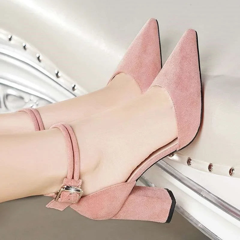 Shoes for Women Fashion Spring Autumn High Heel Women Pointed Toe Comfortable Party Evening Wedding Pumps Zapatos De Mujer Good Vibrations