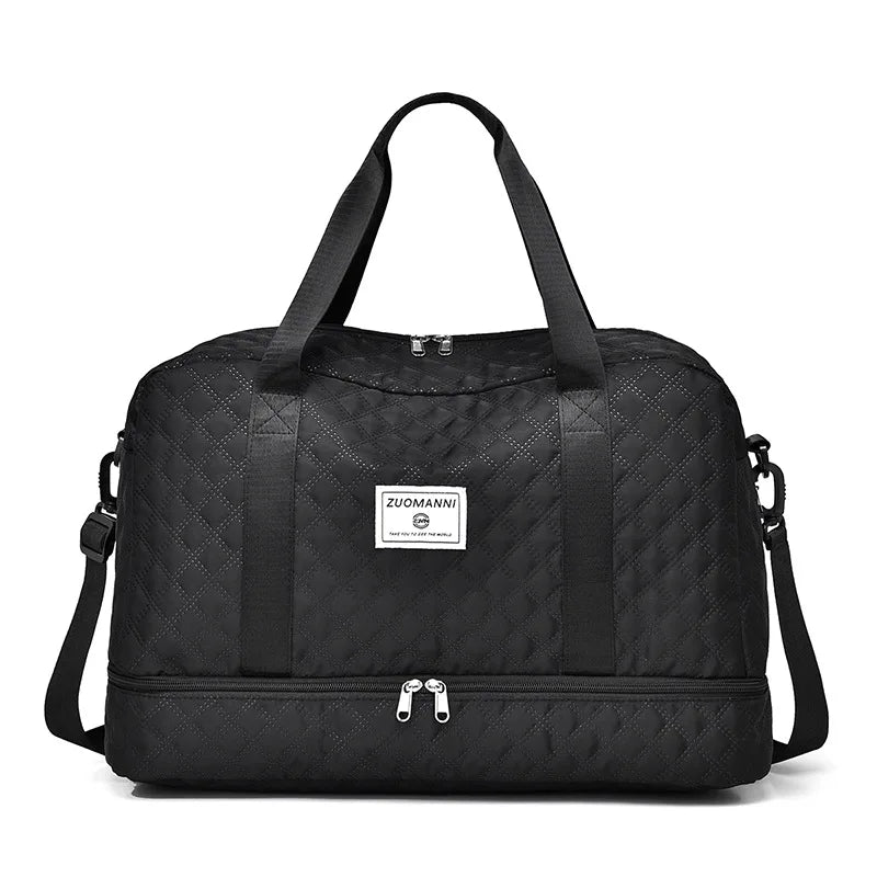 Lightweight Luggage Bag, Large Capacity Travel Duffle Bag Gym Tote Bags, Shoulder Weekender Overnight Bag Good Vibrations Adult Super Store