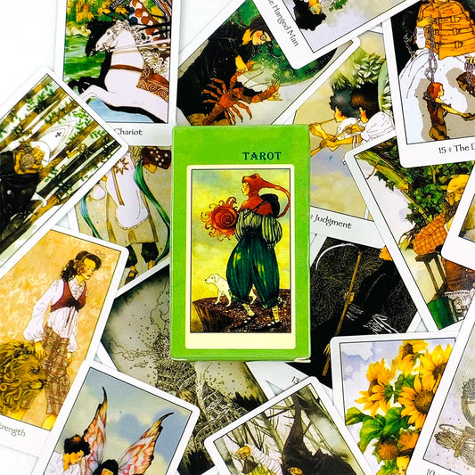 Tarot Cards A Traditional Tarot Cards With Contemporary Artistic Cards Game, Perfect For Divination,Meditation& Gift Giving Good Vibrations