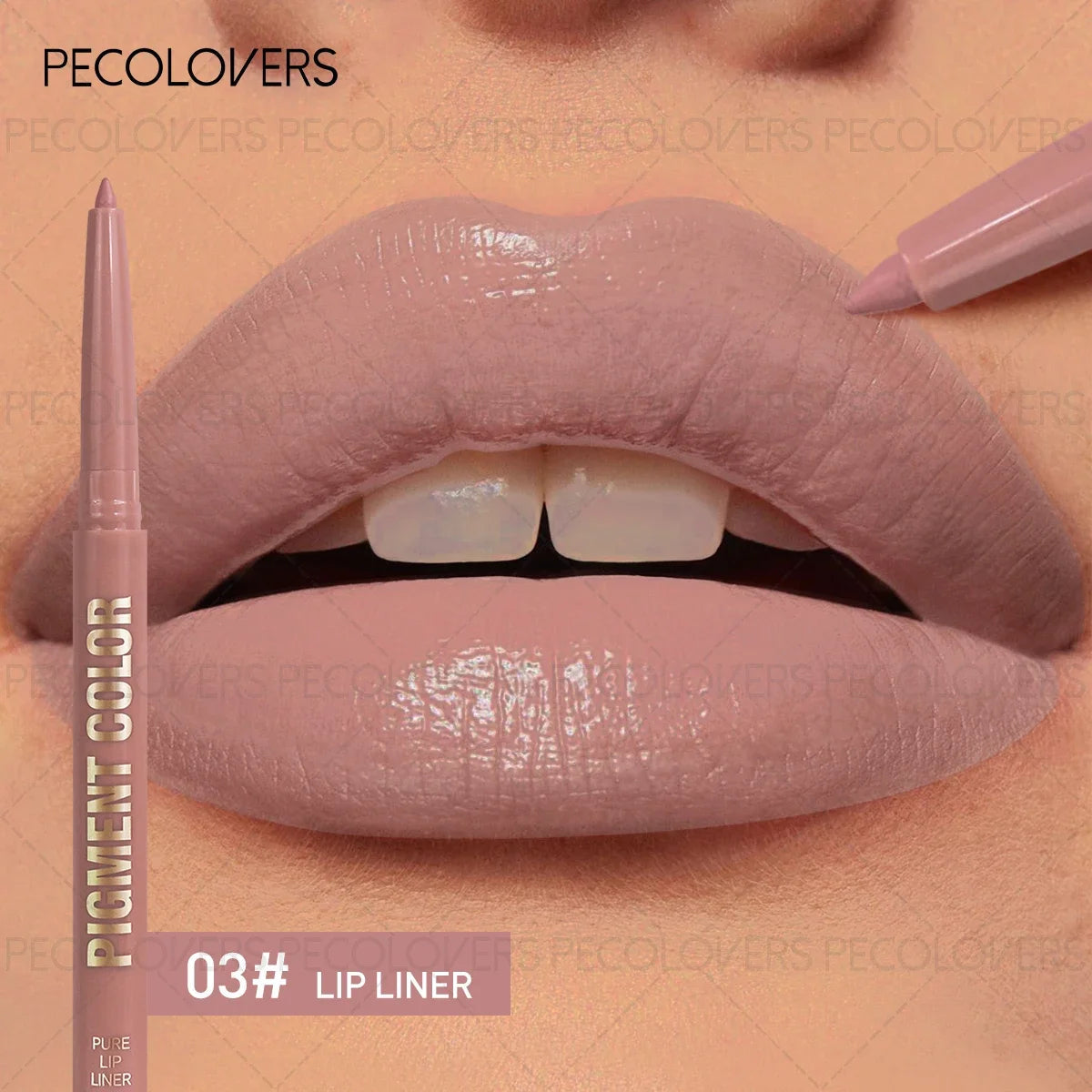 1PC Matte Lip Liner, Waterproof, Easy To Color, Durable, Three-dimensional Lips, Long-lasting, Women's Gift Good Vibrations