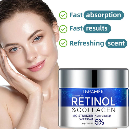 Retinol Wrinkle Removing Cream Anti Aging Firming Lifting Fade Fine Lines Whitening Moisturizing Brightening Skin Care Cosmetic Good Vibrations