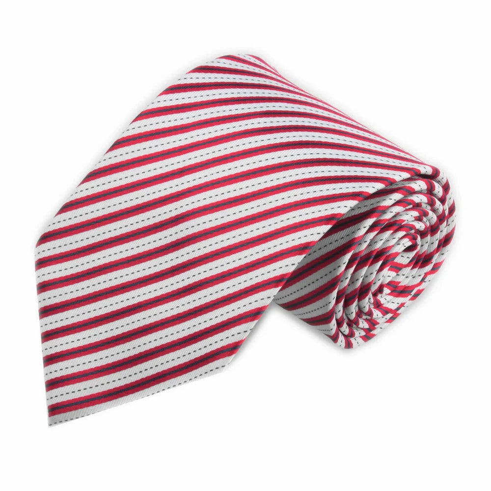 Fashion Ties for Men Women 8cm 3.15'' Business Wedding Accessories Silk Tie Mens Black Blue Gray White Pink Red Necktie Good Vibrations