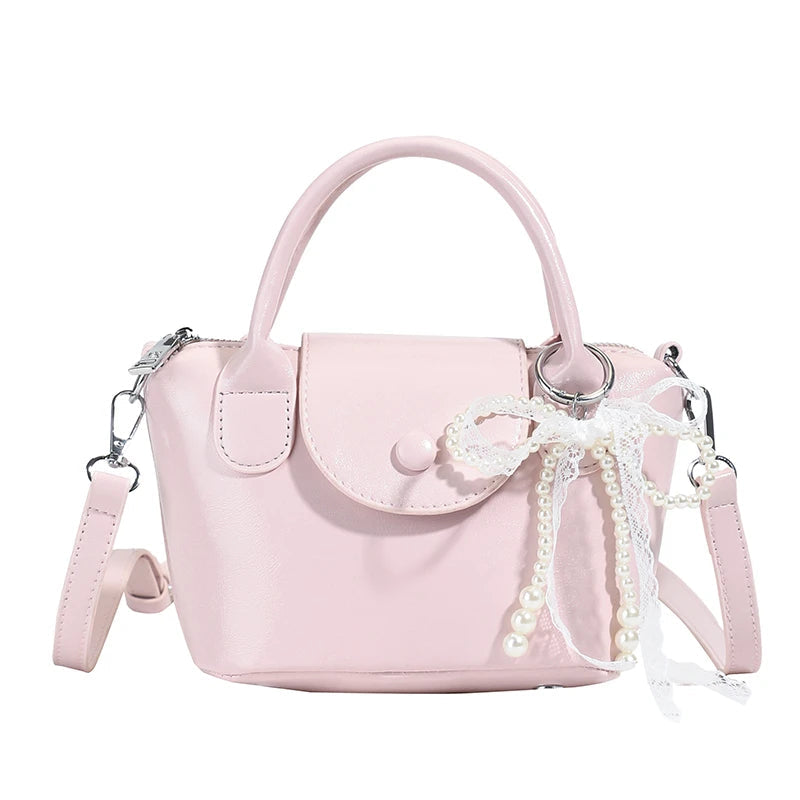 Chic Designer Ladies Tote Bag Versatile Crossbody Shoulder Handbag Luxury Leather Women's Fashion Purse Good Vibrations