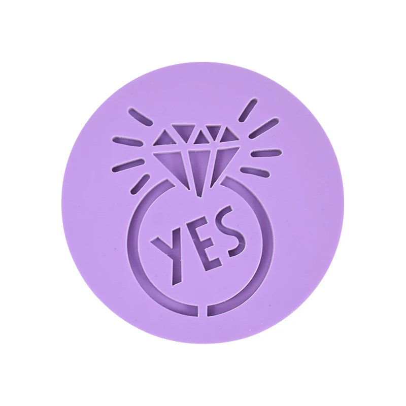 Bride To Be Mr Mrs Wedding Cookie Cutter Stamp Love Biscuit Embossed Mould Bridal Shower Party DIY Fondant Cake Decorating Tools Good Vibrations