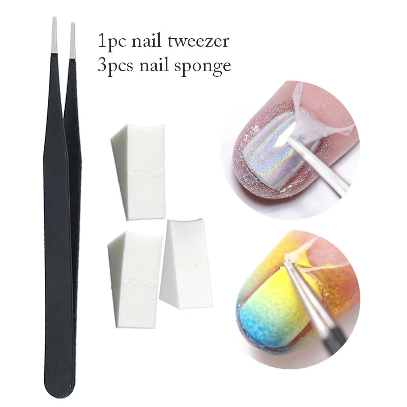 NICOLE DIARY Stamping Nail Polish Black White Gold Silver Nail Art Printing Varnish DIY Design for Stamping Plate Nails Painting Good Vibrations