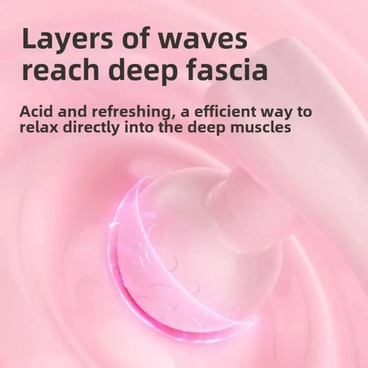New Mini Fascia Tool Vibrating Fast Rechargeable Dual Head Both Portable Muscle Relaxation Full Body Universal Massage Artifact Good Vibrations