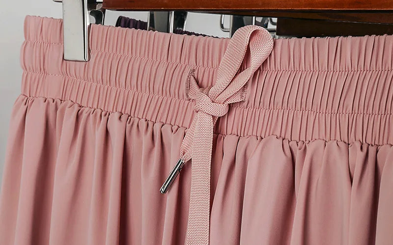 2 in 1 Flowy Sports Shorts Women Running Short Butterfly Tennis Skirt with Pockets Gym Yoga Athletic Biker Spandex Skirts Summer Good Vibrations