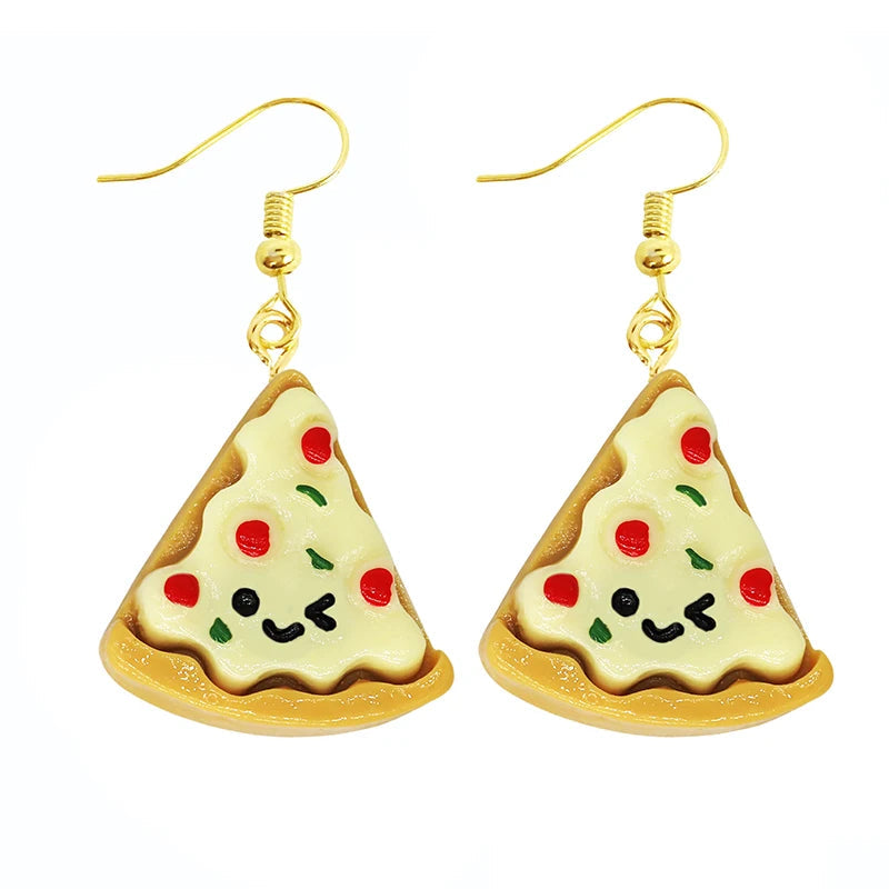 Earrings For Women Girls Cute Foods Hamburg Pizza Chicken Leg Candy Bottle Handmade Candy Kids Funny Resin Good Vibrations Adult Super Store