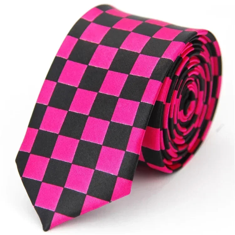 Mens Ties Slim 5cm (2in) Wedding Striped Dots Piano Skulls for Men Women Gravata Corbata Regalos Para Hombres Accessoires Homme Good Vibrations