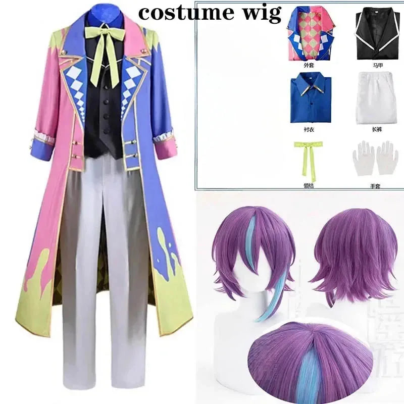Kamishiro Rui Cosplay Costume Kamishiro Rui Cosplay Jacket Rui Uniform Outfit Full Set Halloween Party Suit Good Vibrations