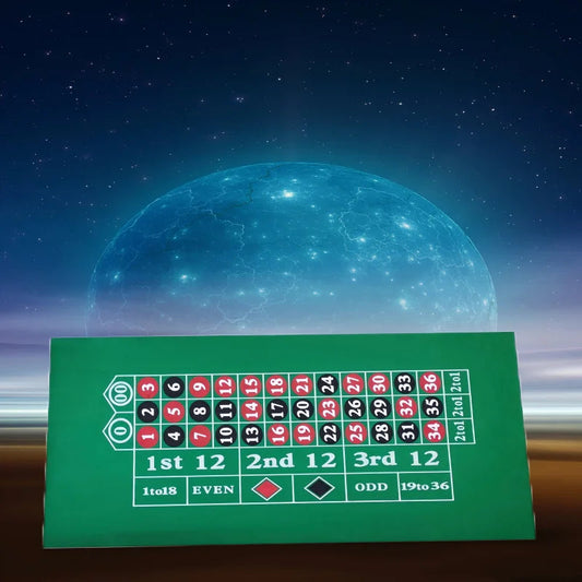 Chip tablecloth, Texas Hold'em velvet table mat, roulette chip cloth, entertainment equipment board game cloth, roulette table m Good Vibrations