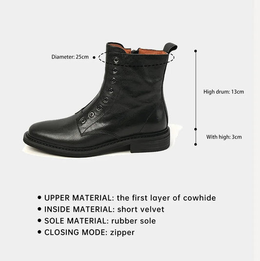 Ods Chelsea Boots High-top Boots Wear-resistant Breathable Fashion Trend Versatile Round Toe Casual Non-slip Spring and Autumn Good Vibrations
