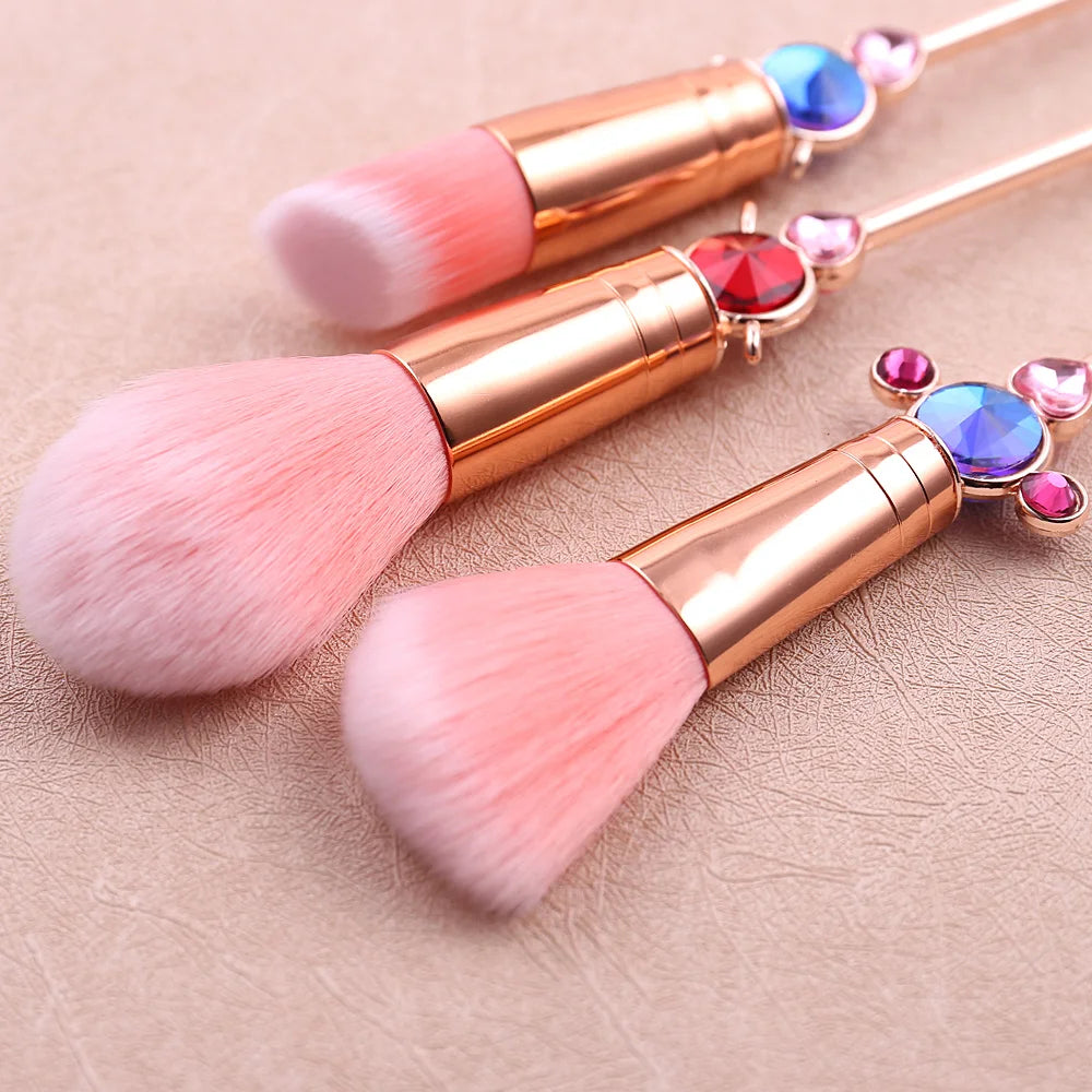 13 PCS Sailor Moon Makeup Wand Weapon Brushes Set Eye Shadow Foundation Cosmetic Brush Eyeshadow Blush Beauty Soft Make Up Tools Good Vibrations