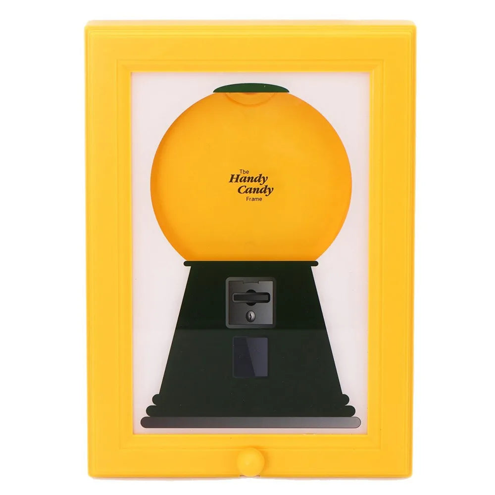 Creative Candy Dispenser Picture Frame Dust-proof Moisture-proof Hanging Handy Candy Frame Rotating Funny Good Vibrations