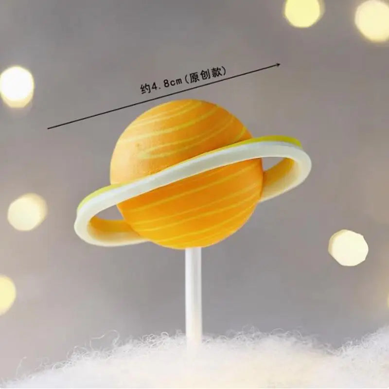 Astronaut Theme Cake Topper Planet Space Rocket Spaceship Birthday Decor Kids Boy Girl Birthday Party Baby Shower Decoratings Good Vibrations