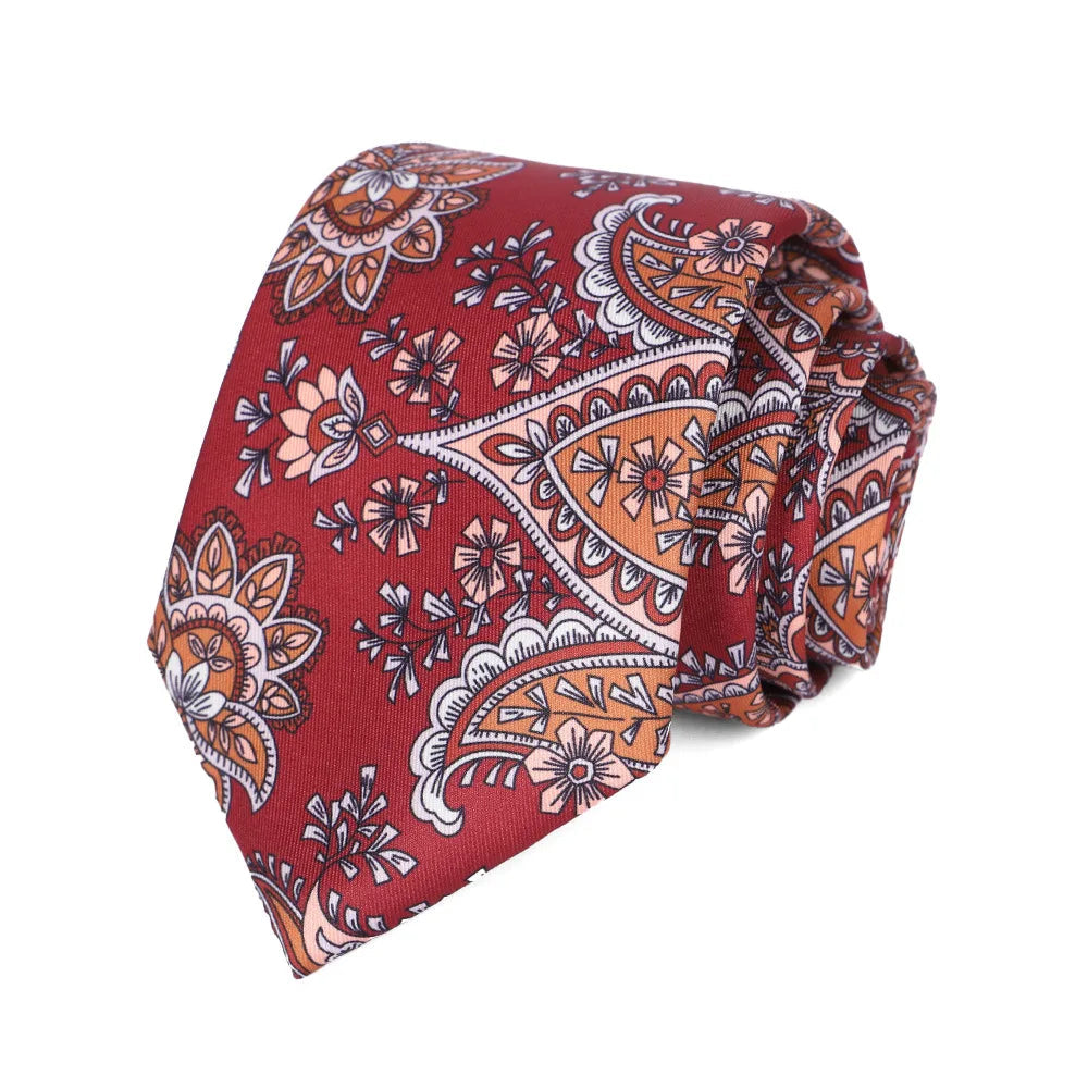 Original Ties for Men Silk Tie Luxury Tie Set Elegant Men's Neckties Wedding Boyfriend Ties for Men 9 Cm LD03 Good Vibrations