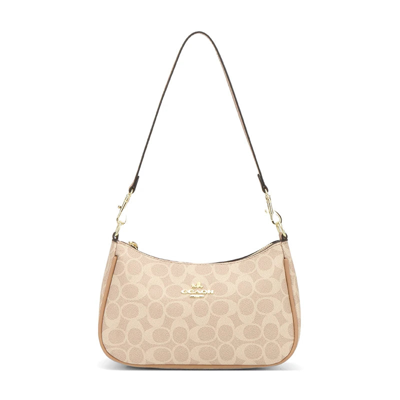Popular Classic Elegant Leather Shoulder Bag For Ladies - Women's Designer Handbag Crossbody Bag Good Vibrations