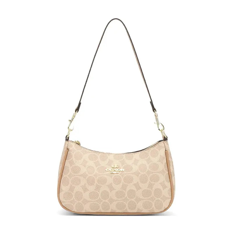 Popular Classic Elegant Leather Shoulder Bag For Ladies - Women's Designer Handbag Crossbody Bag Good Vibrations