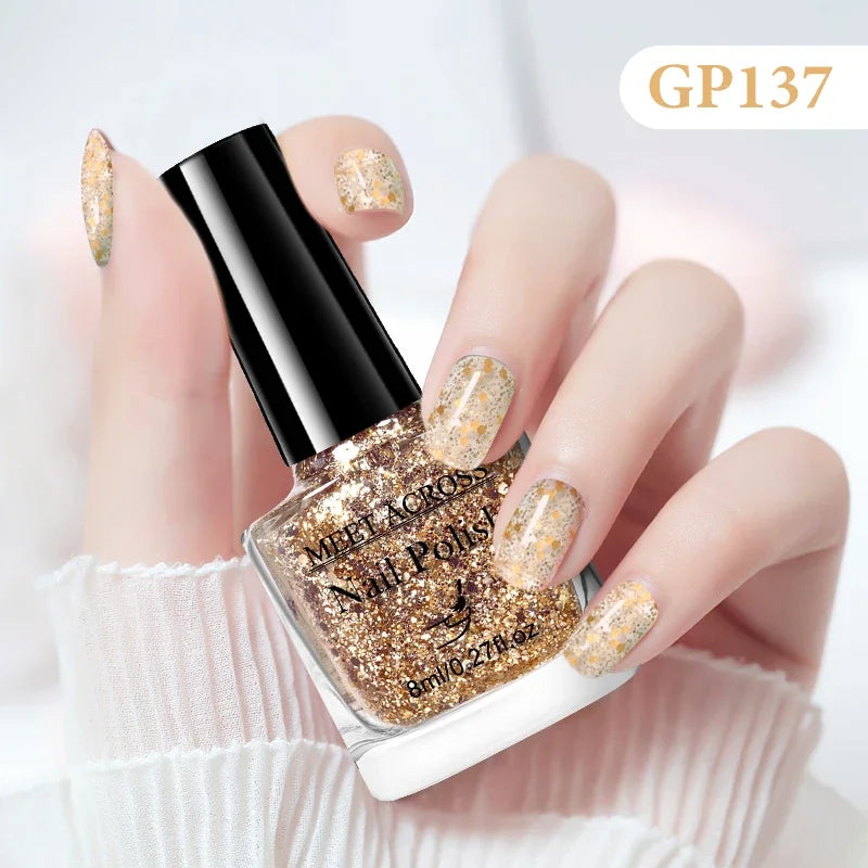 8ml Water-Based Nail Polish 48 Colors Long Lasting Quick Drying No Need of Lamp to Cure Nail Supplies Vernis for Nails Manicure Good Vibrations