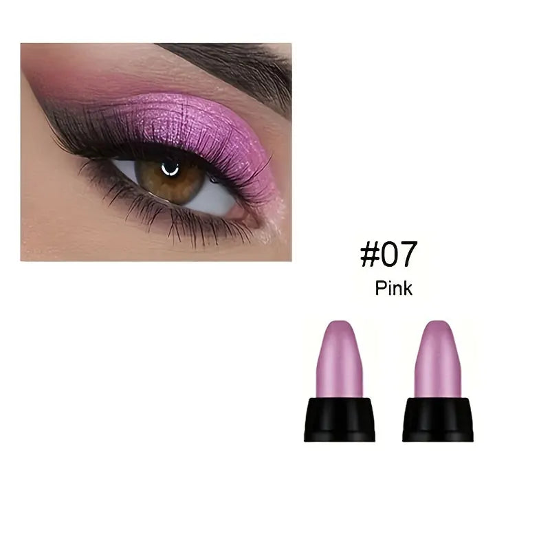 16 Colors Pearlescent Eyeliner, Color Glitter Waterproof Long-Lasting Eye Makeup Non-smudge Eyeliner Good Vibrations