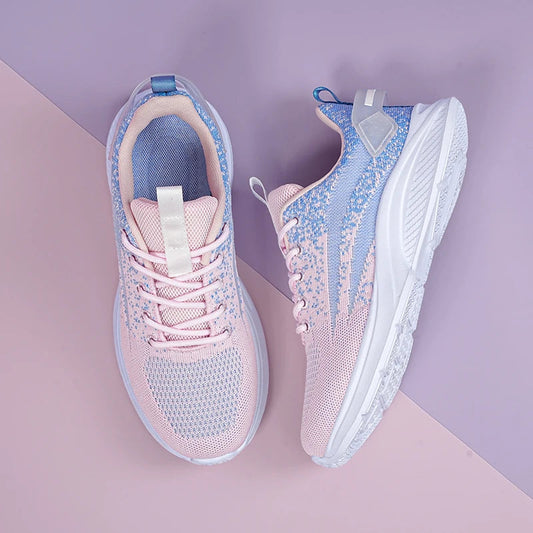 Sneaker Women's Fashion Running Shoes Soft sole Tennis Shoes for Women Outdoor Mesh Sports Shoe Good Vibrations