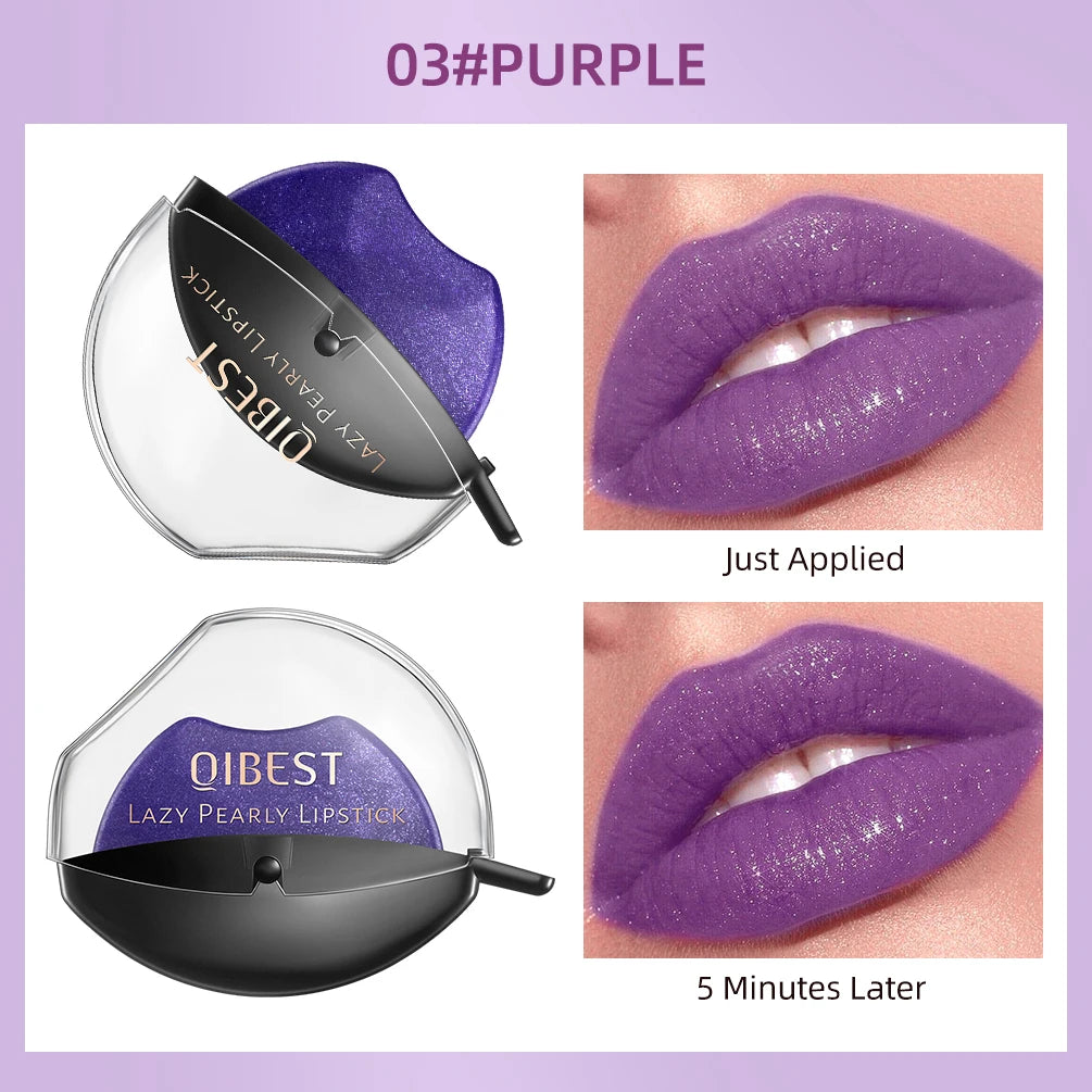 Lip-shaped lipstick seal Sip into makeup lazy blush lipstick Matte makeup effect Moisturizing lip gloss Waterproof non-stick cup Good Vibrations