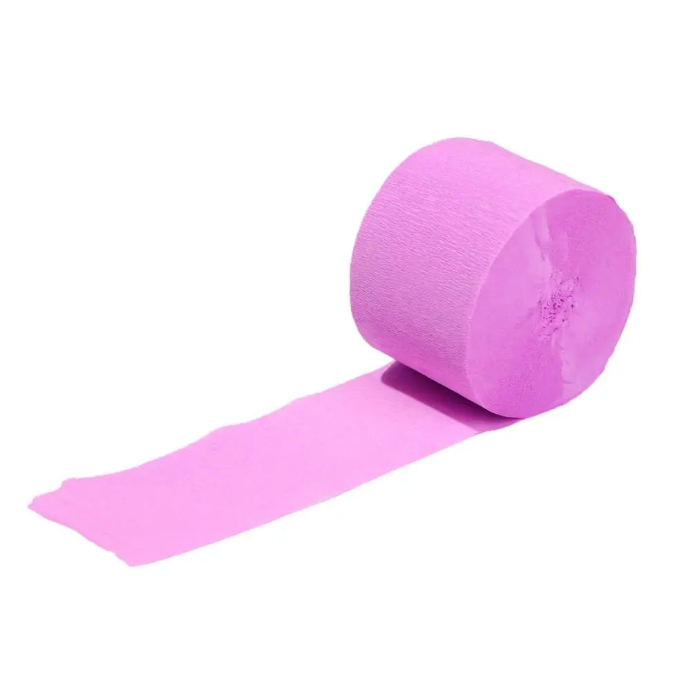 1 Roll DIY Party Supplies Baby Shower Decoration Garland Photography Backdrops DIY Paper Crepe Paper Streamers Wedding Decor Good Vibrations