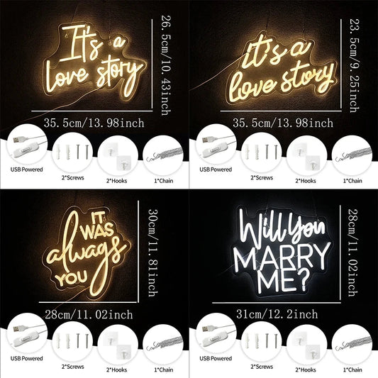 Neon Wedding Sign, Led Letter Lights Used For Valentine'S Day Party, Wedding Background Aesthetic Decor, Usb Power Supply Light Good Vibrations