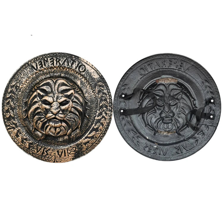 Halloween Cosplay Accessories Ancient Roman Warriors Shield Sword Weapons Costume Props Kids Boy Birthday Party Gift Toys Good Vibrations
