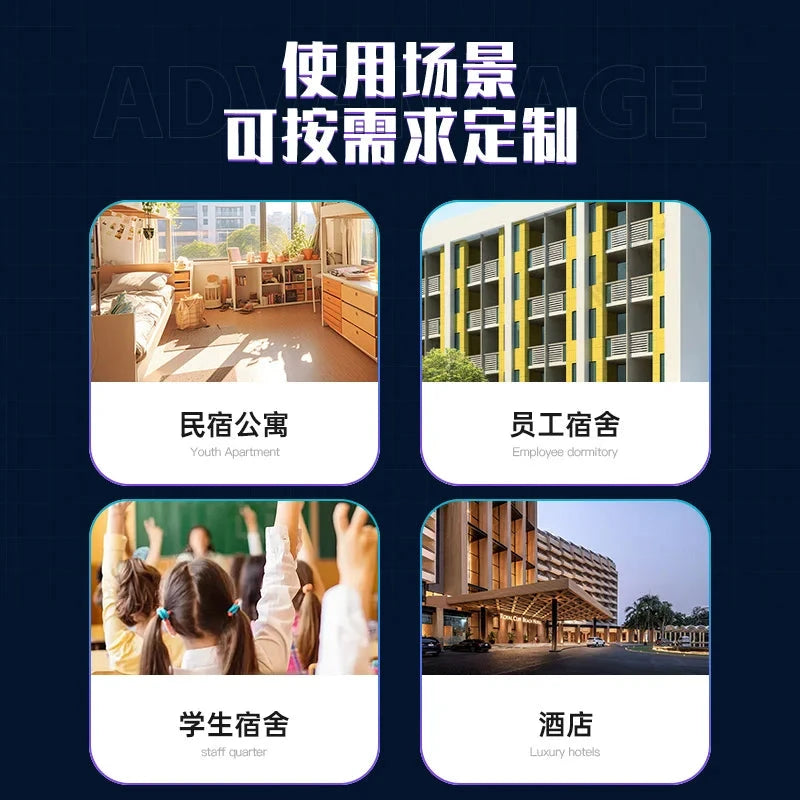 Custom Bunk Bed Gaming Hotel Capsule Custom Homestay Student Dormitory Non-Interfering and Sister High and Low Beds Good Vibrations