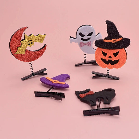 Halloween Styling Hair Accessories Skeleton Claw Hair Clip For Women Girls Accessories Skull Horror Zombie Punk Rock Hairpins Good Vibrations