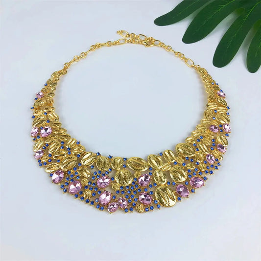 High Quality 18K Gold Plated Jewelry Sets For Women Luxury Design Necklace Earrings Bracelet And Ring Full Set Jewelry Trending Good Vibrations Adult Super Store