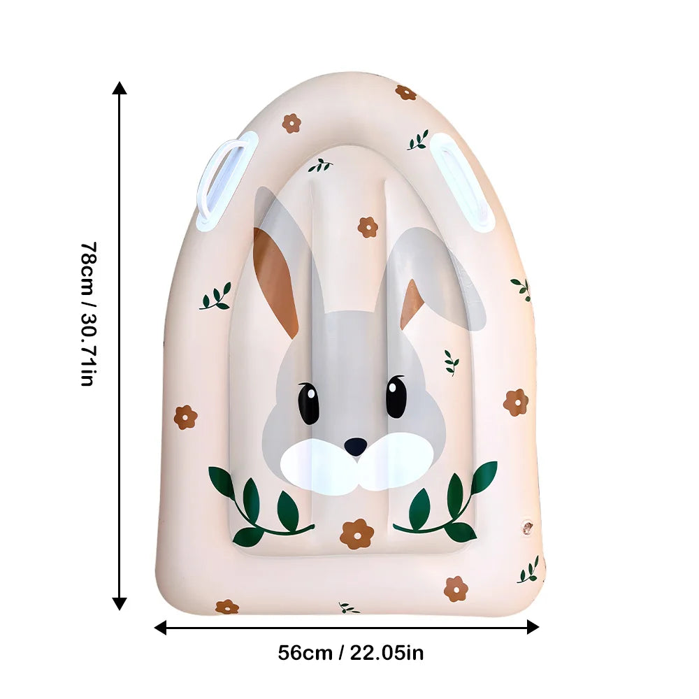 Inflatable Body Boards for Water Slides, Swimming Pool Floating Learn to Swim, Summer Water Fun Toy for Kids and Toddlers Good Vibrations