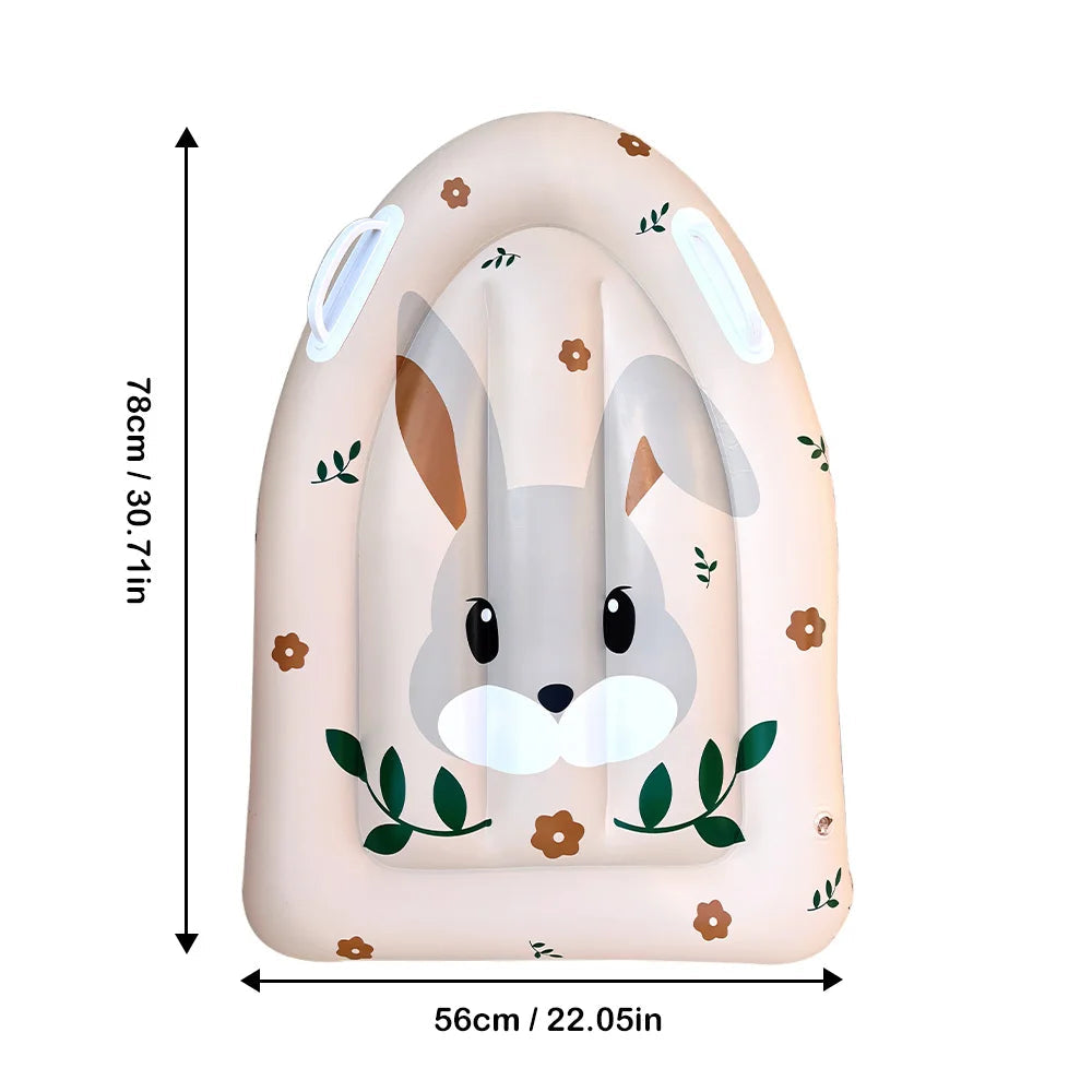 Inflatable Body Boards for Water Slides, Swimming Pool Floating Learn to Swim, Summer Water Fun Toy for Kids and Toddlers Good Vibrations