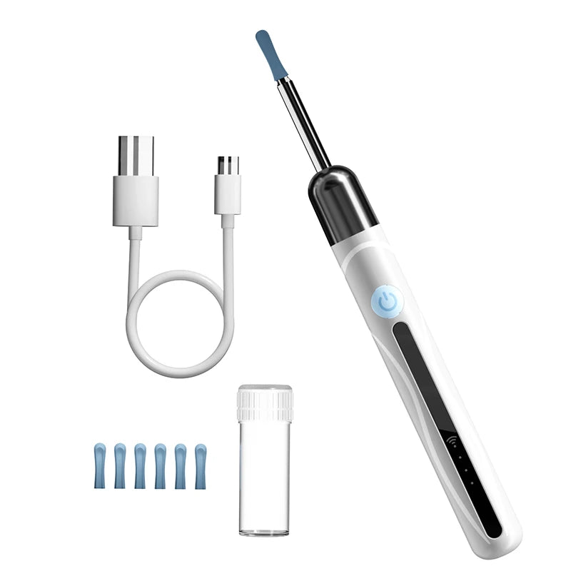 Visual Ear Cleaner Camera WIFI Ear Pick Waterproof 6LEDs Ear Sticks HD1080P 4.2MM Digital Ear Wax Removal Kits Ear Spoons Case Good Vibrations