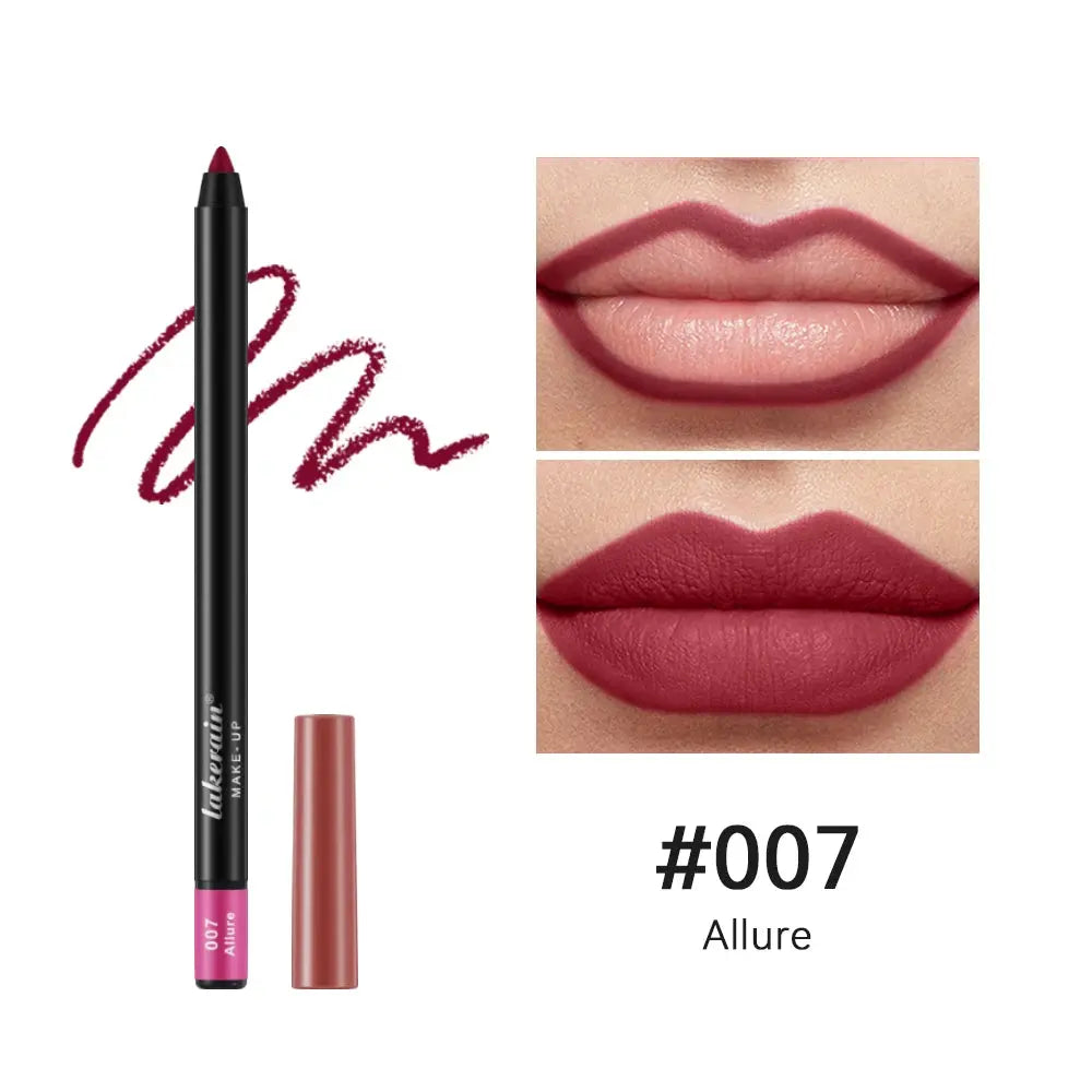 Lip Liners Pencil Eyeliner Lips Original Makeup Long Lasting Lip Liner Set Lipliner Pencil Waterproof Cosmetics Brown Lipstick Good Vibrations