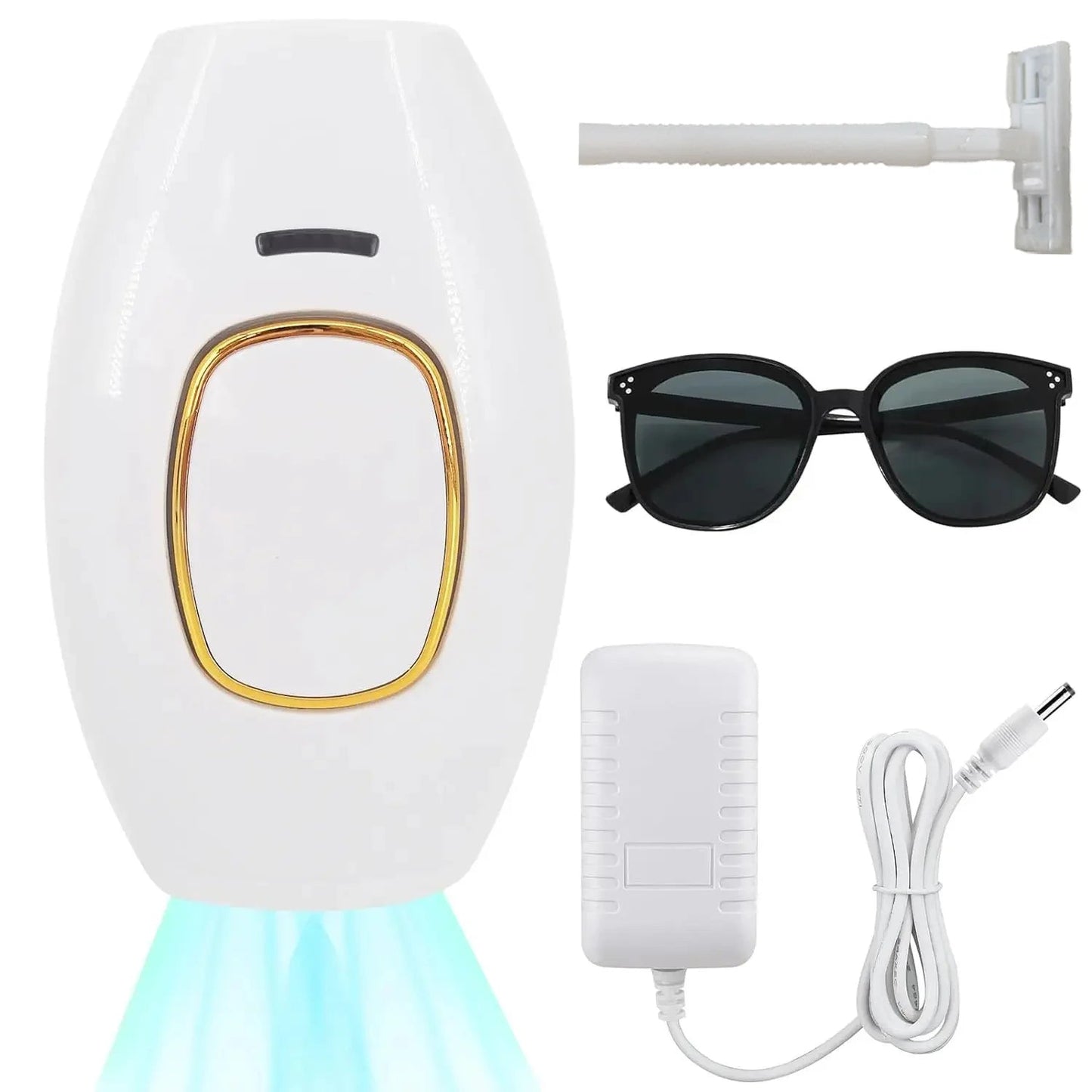 Permanently Home Use Mini Handheld 999999 Flashes IPL Laser Hair Removal Device Painless Personal Care for Men and Women 881 Good Vibrations
