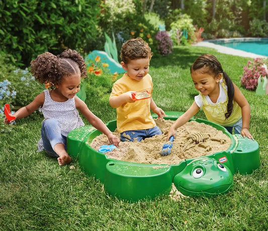 Turtle Sandbox, for Boys and Girls Ages 1-6 Years Good Vibrations
