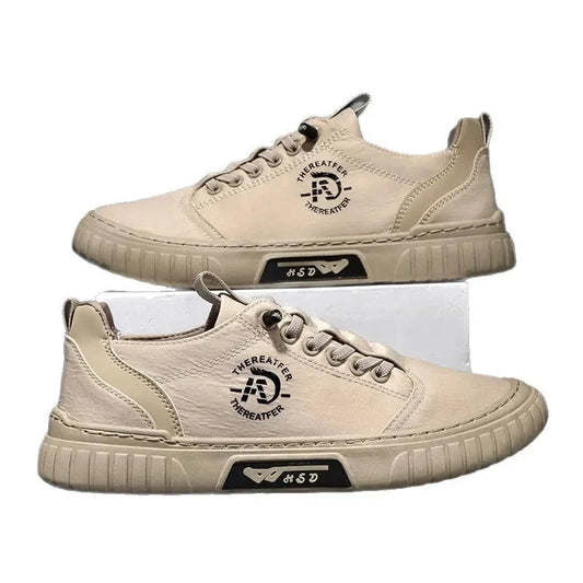 2025Men Casual Shoes Breathable Black Sneakers Fashion Driving Walking Tennis Shoes for Male Skate Flats Zapatillas Hombre shoes Good Vibrations