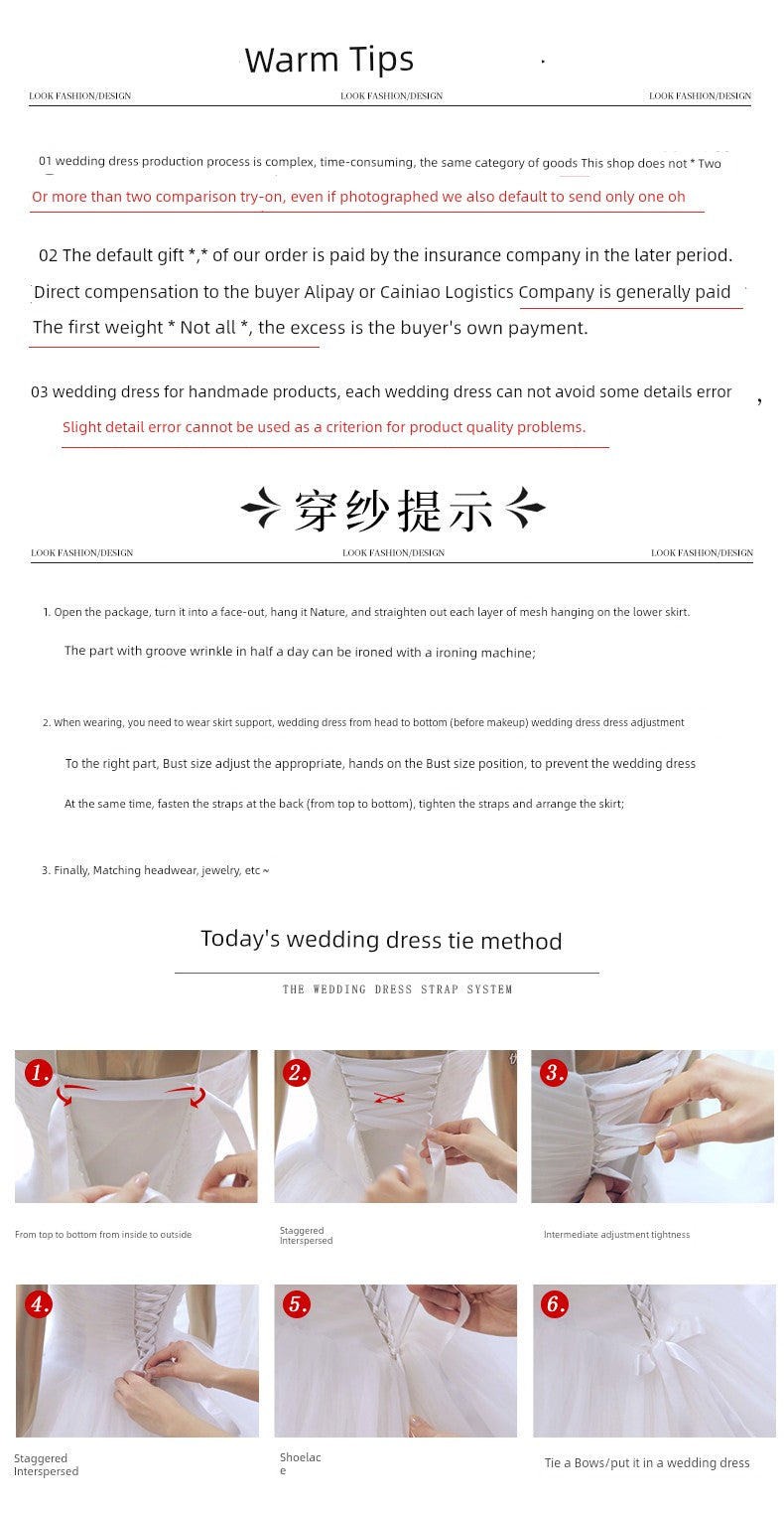 Long Sleeves Main Wedding Dress 2024 Bride New Arrival French Princess on the Run Pregnant Women Small Winter Long Tail Wedding Veil Good Vibrations