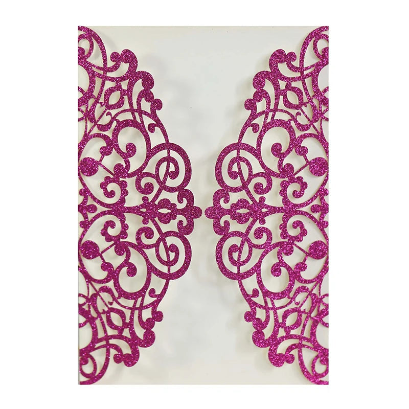 10Pcs Wedding Invitations Cards Tags Vintage Wedding Bridal Shower Engagement Sweet Birthday Gift Greeting Card Party Supplies Good Vibrations