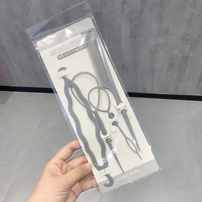 Children's hair styling tool, hair pulling device, hair pulling and threading device, essential for beginners in hair styling Good Vibrations