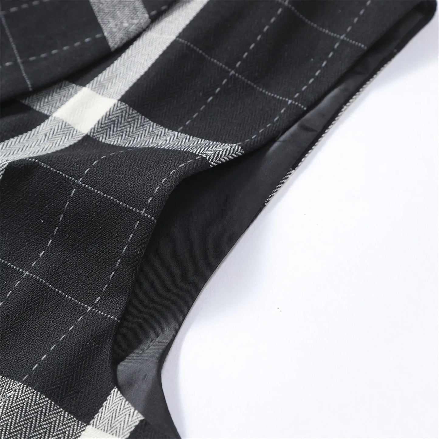 2025 Men's Spring Casual Single Button Suit Vest V Neck New Style British Men's Suit Vest Waistcoat Formal Business Suit Vest
