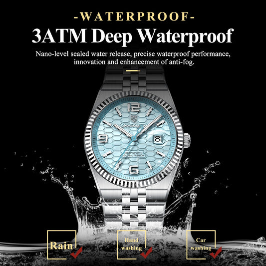 POEDAGAR Elegant Women's Watches High Quality Luxury Watch For Ladies Luminous Waterproof Date Women Quartz WristWatch Reloj+Box Good Vibrations