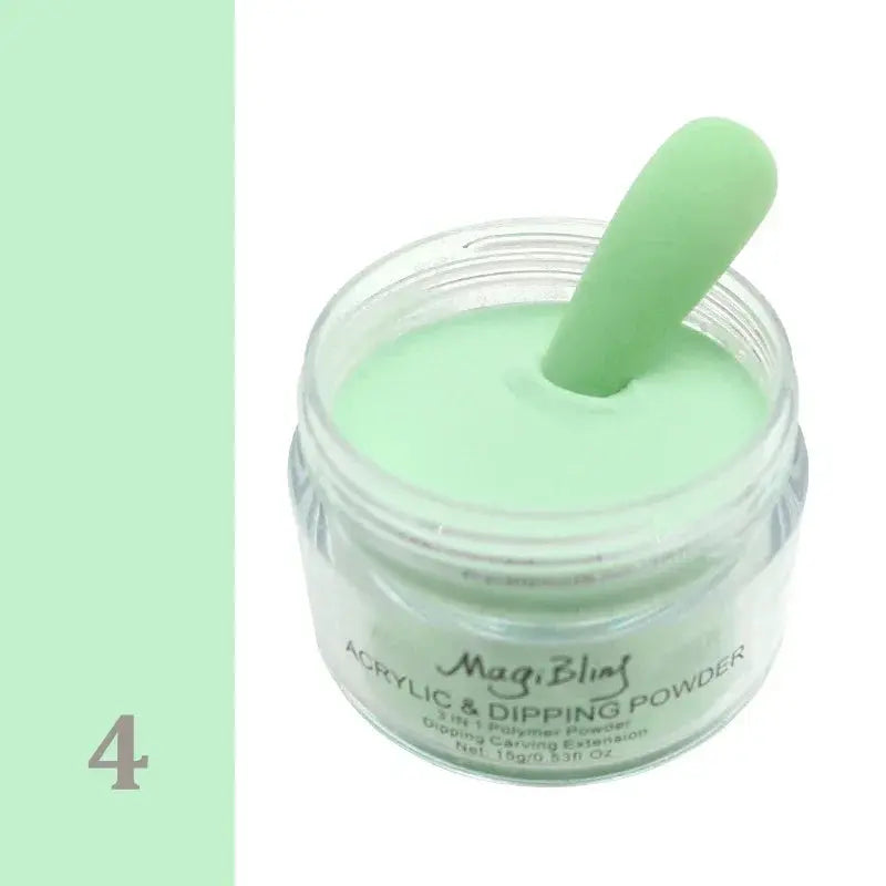 15g Acrylic Powder Light Color Carving Nail Polymer Tip Extension Crystal Powders Manicure Professional Nails Art Accessories Good Vibrations