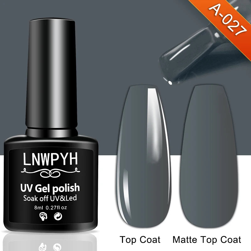 Nail Gel Polish 36 Color Gel Nail Polish Semi Permanent Gel Vernis Base Top Coat Nail Art Manicure Soak Off LED UV Gel Varnishes Good Vibrations