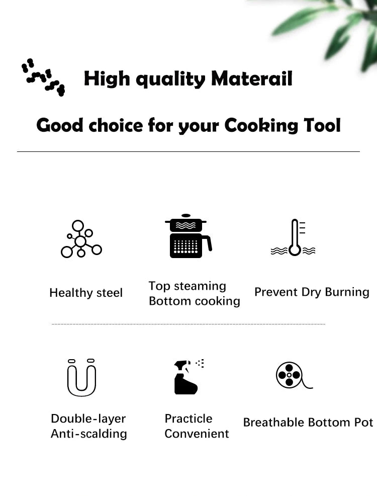 Multifunction Electric Cooker Hot Pot 1-2 People Heating Pan Multi Ramen Pot Machine Mini Rice Cook Kitchen Appliance Korea 220V Good Vibrations Adult Super Store